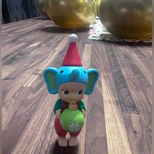 Elephant Hat Doll with Green Ornament